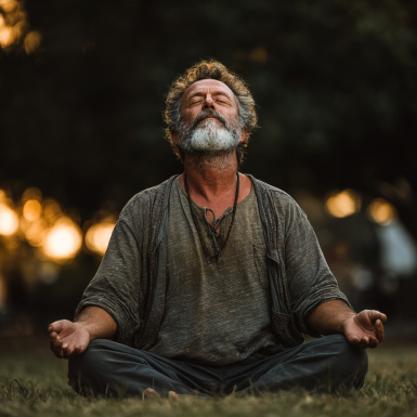 Дослідник вивчає вплив йоги на здоров'я літніх людей